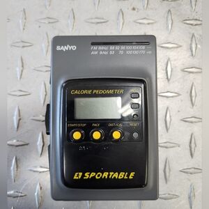 Sanyo Sportable SPT-1500 Radio Cassette Player Pedometer Replacement Parts Only